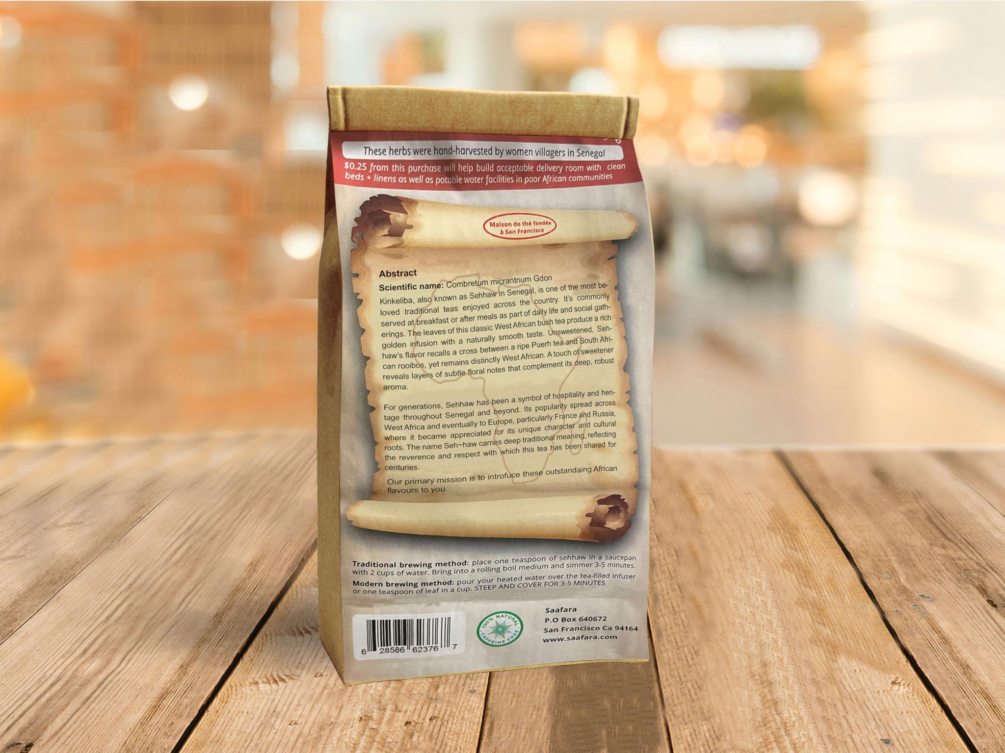 Seh-haw 180 grams (packs 2 quanties of 90 grams) Kinkeliba tea