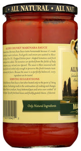 Alessi All Natural Marinara Pasta Sauce Chunky Style, 24 Ounce (Pack of 6)