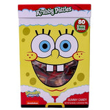 SpongeBob SquarePants Krabby Patty Gummy Candy Santa Box, 80 Count, Christmas Stocking Stuffers and Gifts, by Frankford Candy