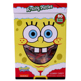 SpongeBob SquarePants Krabby Patty Gummy Candy Santa Box, 80 Count, Christmas Stocking Stuffers and Gifts, by Frankford Candy
