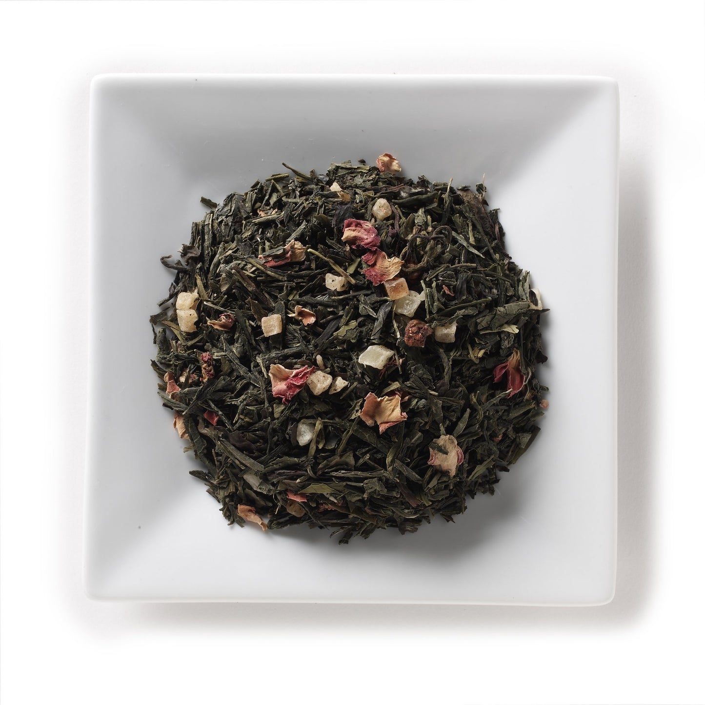 Mahamosa Passionfruit Green-White Tea 4 oz (with pineapple,papaya,strawberry), Flavored Loose Leaf (Looseleaf) Green Tea and White Tea Blend