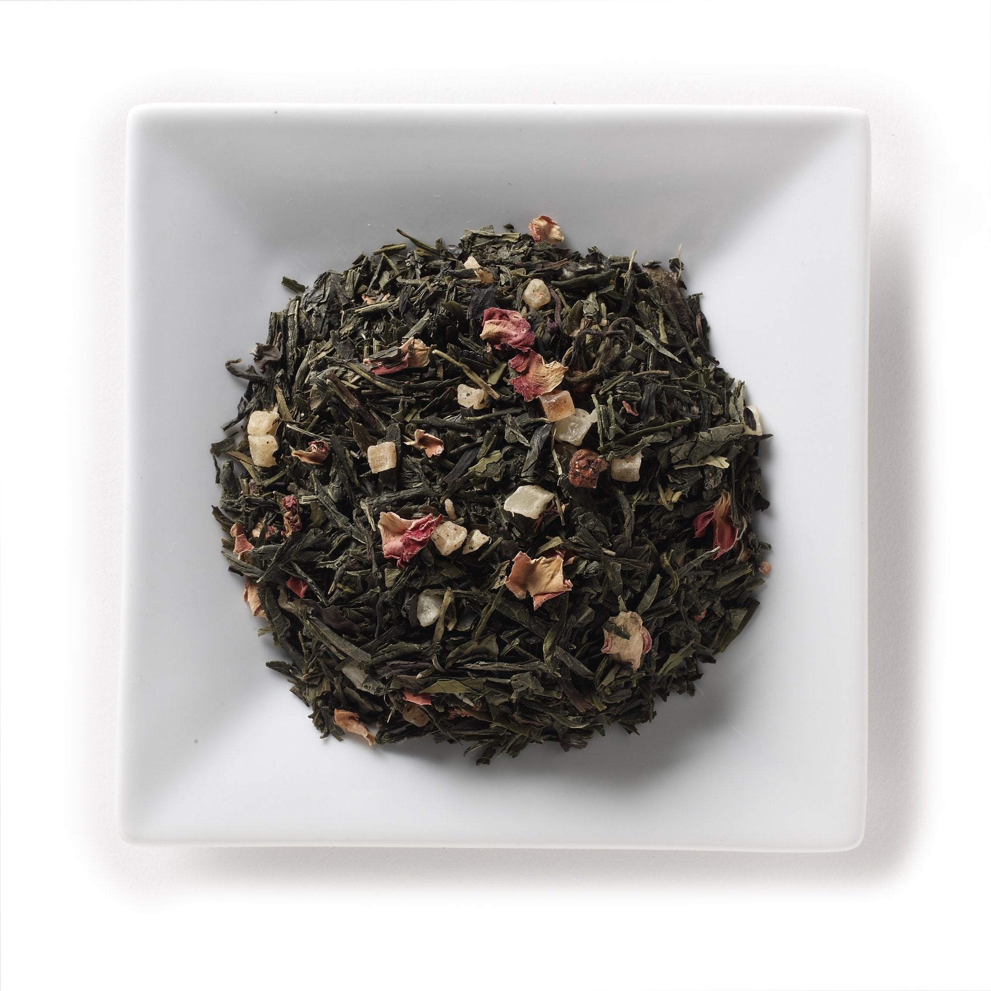 Mahamosa Passionfruit Green-White Tea 4 oz (with pineapple,papaya,strawberry), Flavored Loose Leaf (Looseleaf) Green Tea and White Tea Blend