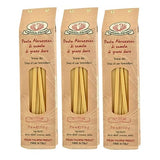 Rustichella d'Abruzzo Fettuccine (Pack of 3), 500g Each - Egg-Free Wide Ribbon Pasta - Perfect for Sauces - Cooks in 11-13 Minutes - Traditional