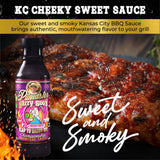 Slap Yo Daddy BBQ Sauce, KC Cheeky Sweet - Championship Kansas City Sauce From Pitmaster Harry Soo - Sweet and Fruity Barbecue Flavor for Smoking