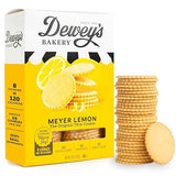Dewey's Bakery Meyer Lemon Cookie Thins | No Artificial Flavors, Synthetic Colors or Preservatives | Baked in Small Batches | 9oz (Pack of 1)