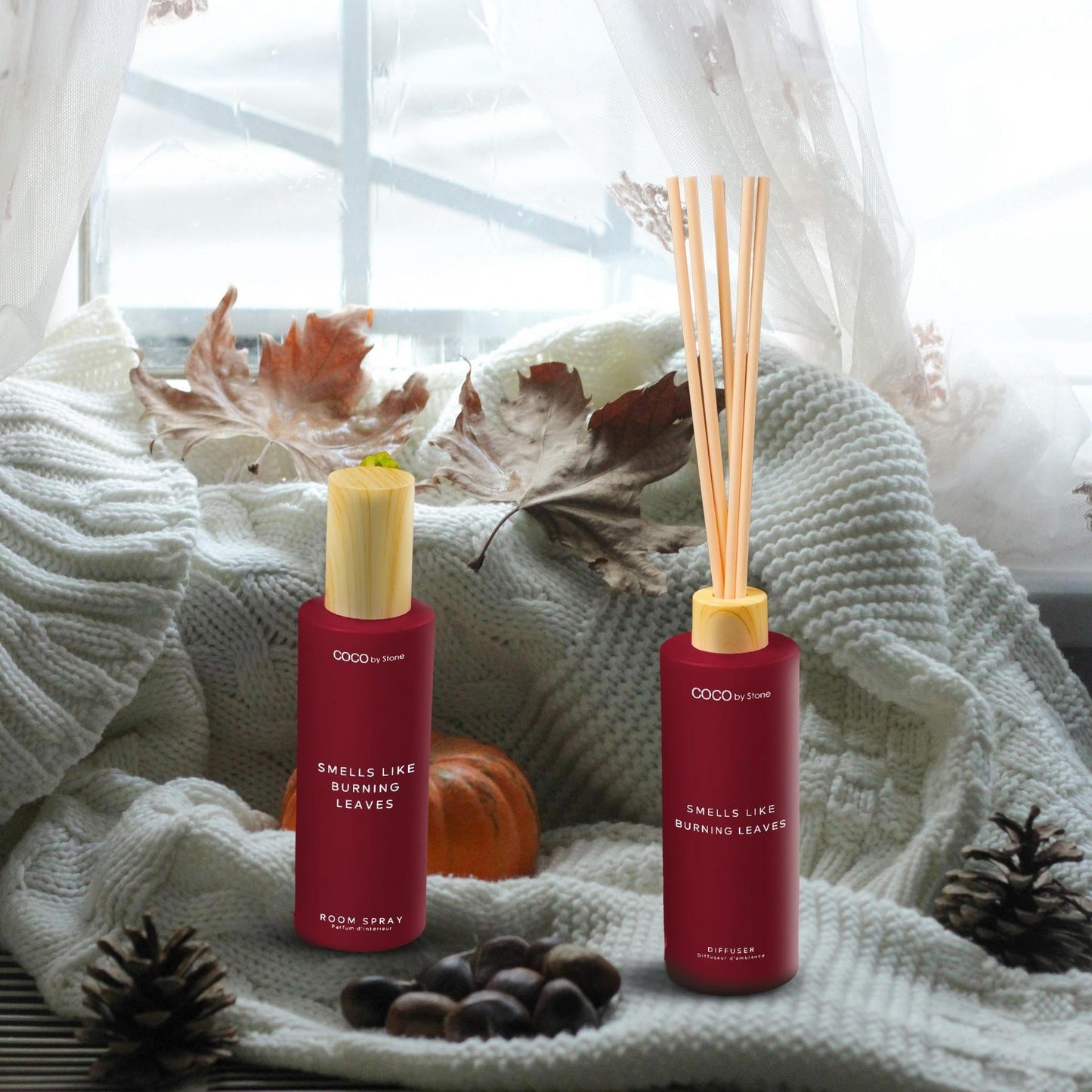 Stone Candles 5oz Smells Like Burning Leaves Room Spray
