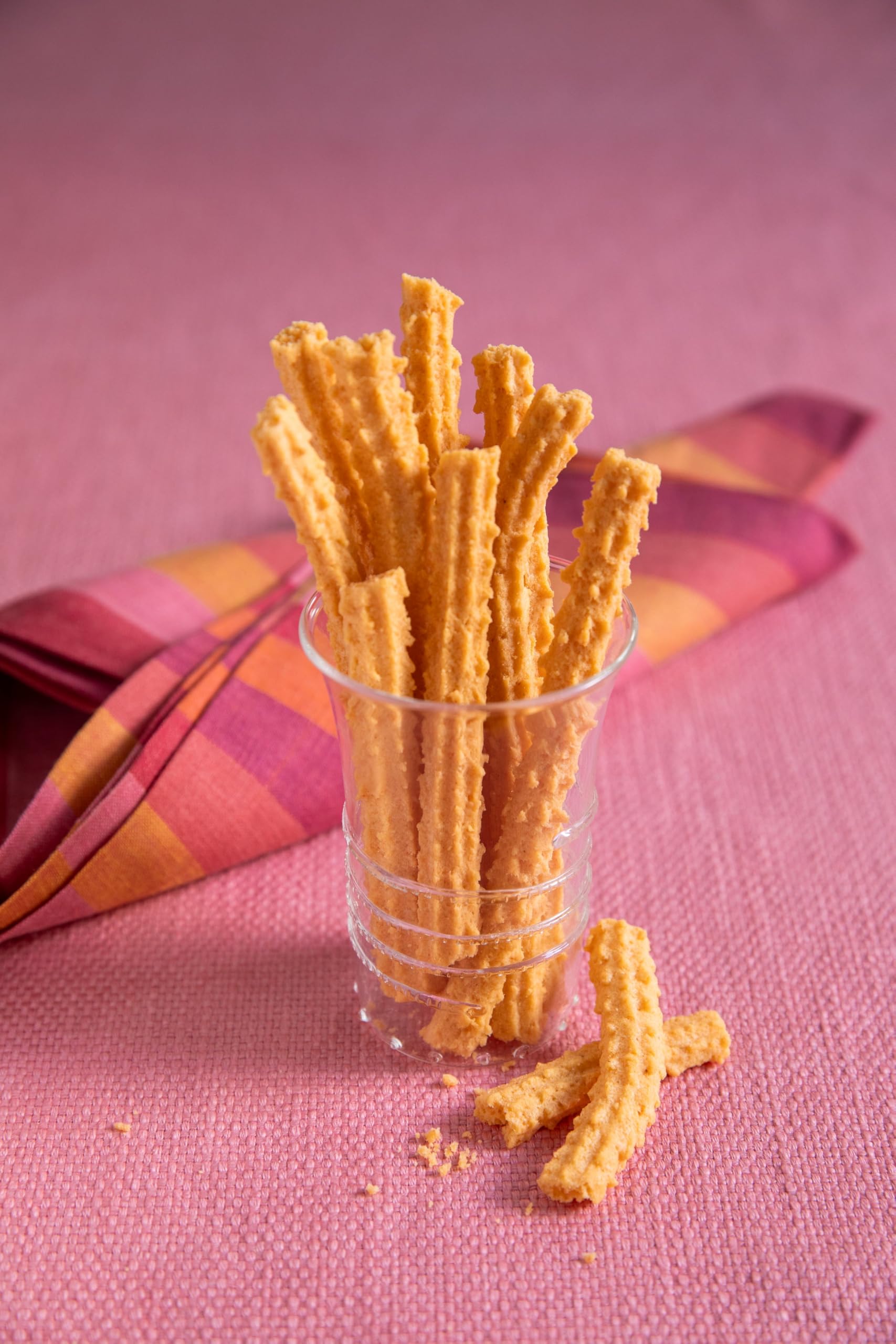 Joanie's Cheese Straws - Spicy Crisp Cheddar - Authentic Southern Snack - Large Bag (4oz)