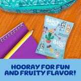 Bluey Fruit Flavored Snacks, Fat Free and Gluten Free Snacks, 8 oz (10 Pouches)