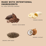 Brooklyn's Own Organic Granola Chocolate, Coconut, Hemp & Banana Breakfast Cereal - Gluten-Free Healthy Snacks - 12 Ounce Resealable Eco-Friendly Pack