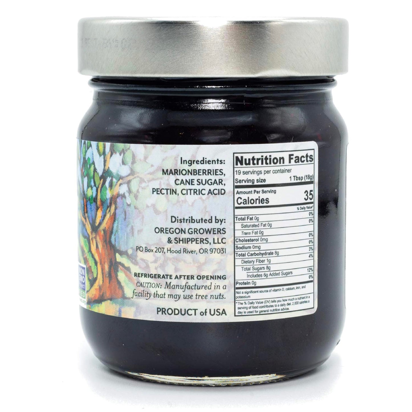 Oregon Growers, Marionberry Jam, Strawberry Jam, & Red Raspberry Jam Variety Pack - Marionberry Preserves, Strawberry Preserves, Red Raspberry
