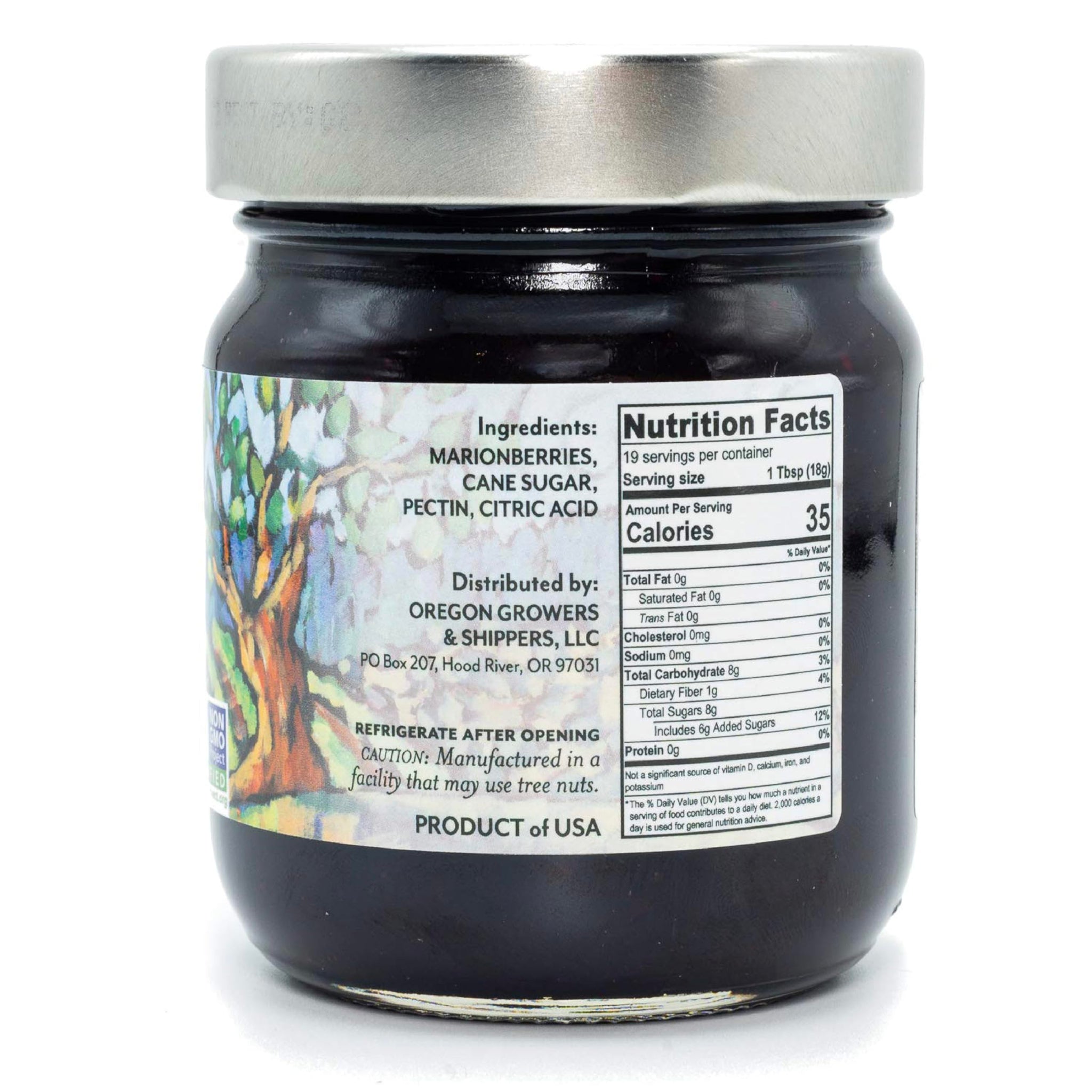 Oregon Growers, Marionberry Jam, Strawberry Jam, & Red Raspberry Jam Variety Pack - Marionberry Preserves, Strawberry Preserves, Red Raspberry
