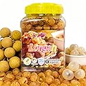 1.2lb Dried Longan, Premium Thai Longan Meat - Pitted Meat, Selected Whole Fruit, Sweet for Baking, Soups, Tea & Snacks, Asian Recipes Jar