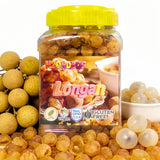 1.2lb Dried Longan, Premium Thai Longan Meat - Pitted Meat, Selected Whole Fruit, Sweet for Baking, Soups, Tea & Snacks, Asian Recipes Jar