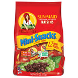 Sun-Maid California Raisins Mini Snacks Bags, 6 oz