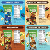 Bearded Brothers Organic Vegan Energy Bars - Gluten & Soy Free, Paleo, Whole 30 | Non GMO, Low Glycemic, High Protein, Fiber (12 Count (Pack of 1)