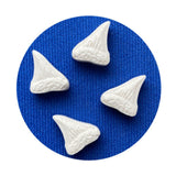 Jaws Amity Island Candy - One (1) Collectible Jaws Movie Poster Tin- Shark Teeth Shape - Sour Cherry Flavor