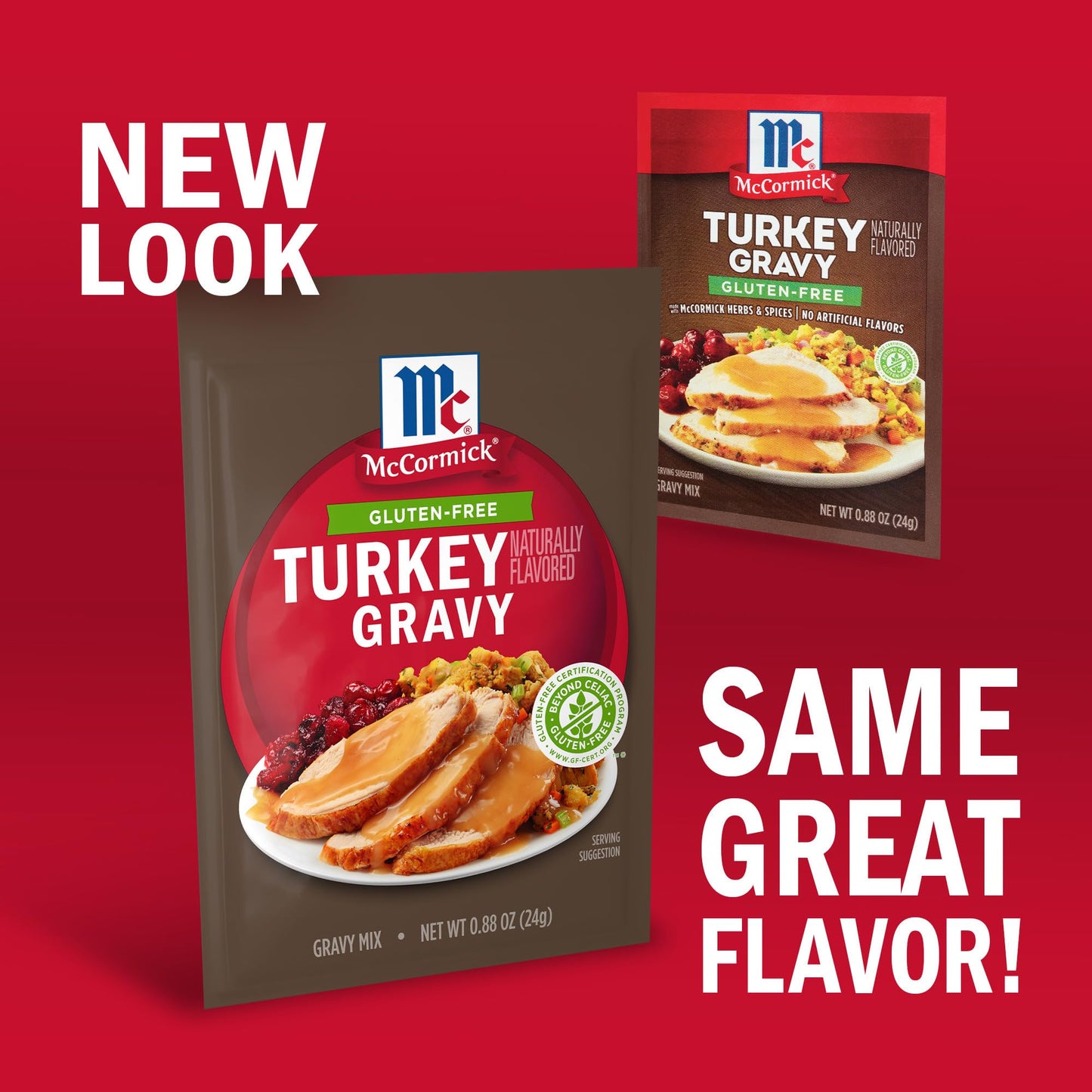 McCormick Turkey Gravy Mix (Gluten Free), 0.88 oz