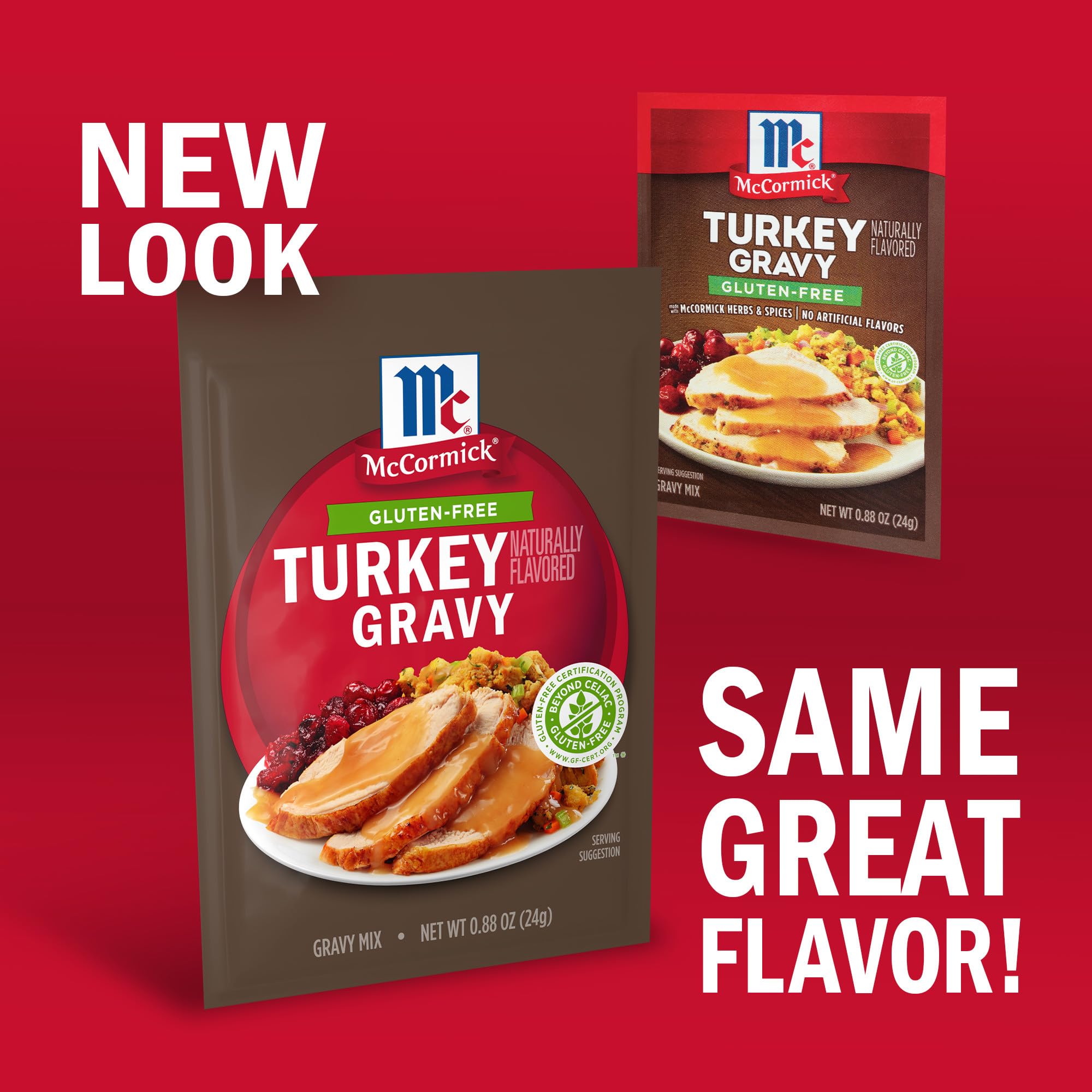McCormick Turkey Gravy Mix (Gluten Free), 0.88 oz