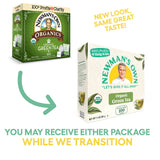 Newman's Own Organic Green Tea with 100 Individually Wrapped Tea Bags Per Box (Pack of 2) USDA Certified Contains Caffeine Brew Hot