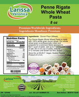 Penne Rigate Whole Wheat Pasta (8 oz, ZIN: 525468) - 2 Pack