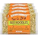 Manischewitz Gluten Free Egg Noodles | Medium | Yolk Free |12-Ounce (Pack of 4) | Certified Kosher (Including Passover)