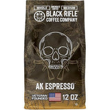 Black Rifle Coffee Company, AK-47 Espresso,100% Arabica Coffee,Colombian Supremo Roasted Dark, Whole Bean 12 oz Bag