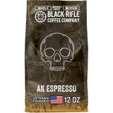 Black Rifle Coffee Company, AK-47 Espresso,100% Arabica Coffee,Colombian Supremo Roasted Dark, Whole Bean 12 oz Bag