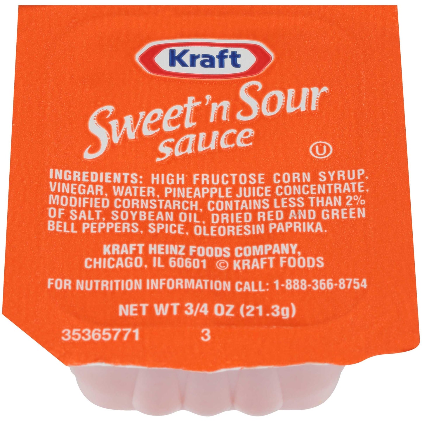 Sauce Sweet And Sour 200 Count 3/4 Ounce
