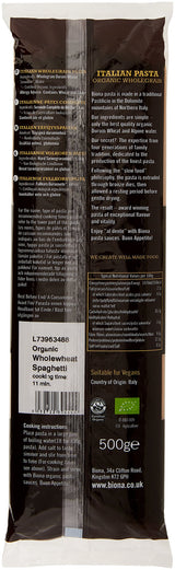 Biona Organic - Wheat Pasta Wholegrain - Spaghetti - 500g