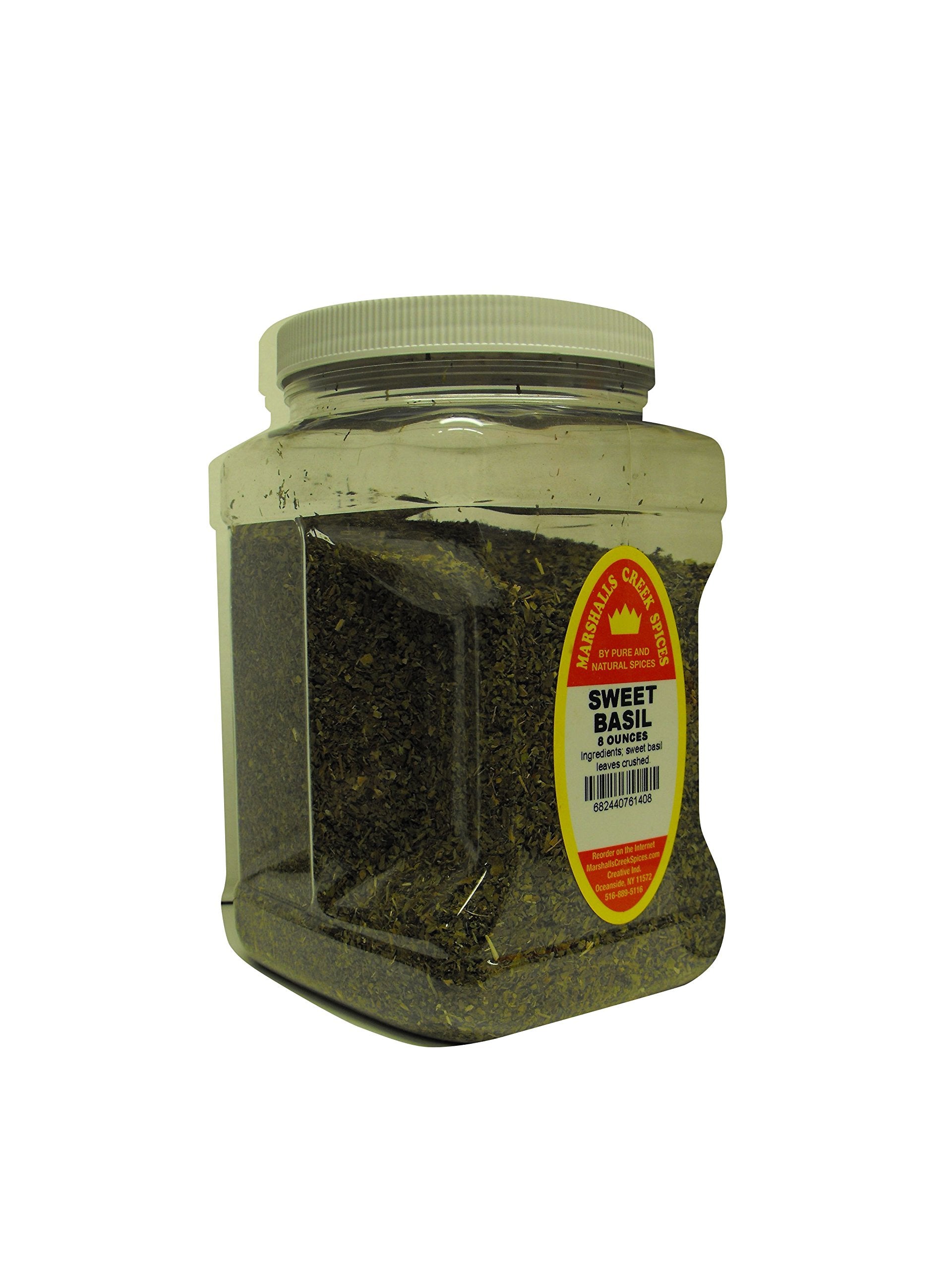 Family Size Marshalls Creek Spices Sweet Basil,8 Ounces …