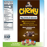 Quaker Chewy Granola Bars Chocolate Chunk, 0.84 Oz, 8 Ct