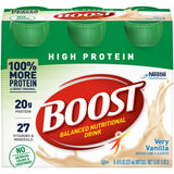 BOOST High Protein Balanced Nutritional Drink, Very Vanilla, 8 Ounce Bottle (Pack of 24)
