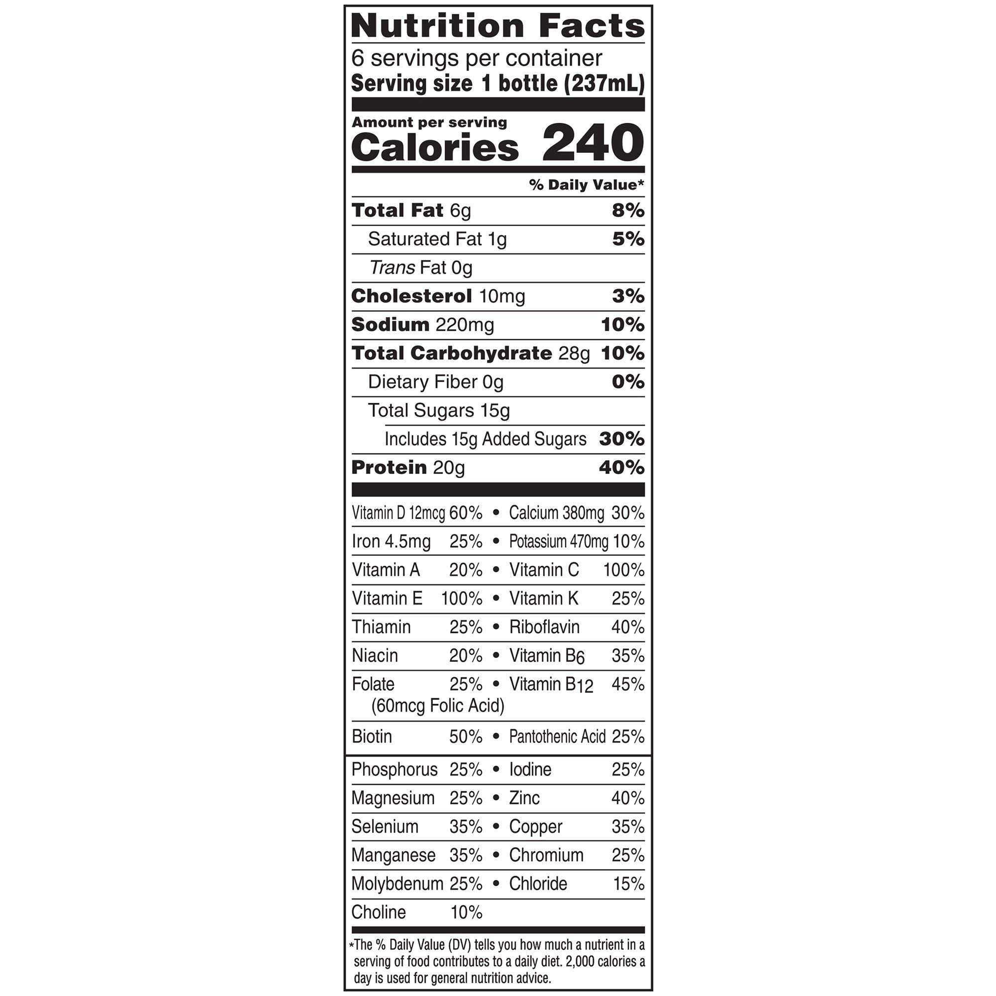 BOOST High Protein Balanced Nutritional Drink, Very Vanilla, 8 Ounce Bottle (Pack of 24)