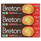 Breton Original Crackers 7 Ounce Pack of 3
