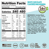 Lenny & Larry's Protein Cookie, [White Chocolate Flavored Macadamia], Chewy Soft Baked, 16g Plant Protein, Vegan, Non-GMO, High Fiber, 4 Ounce Cookie
