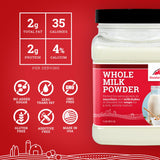 Whole Milk Powder by Hoosier Hill Farm, 1 Pound (Pack of 1)