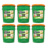 Ultra Fresh 3X Platinum 5 Gallon Laundry Detergent Liquid for All Machine Types with Easy Dispensing Pump, Up to 640 Loads, Original Green (2 Pack)