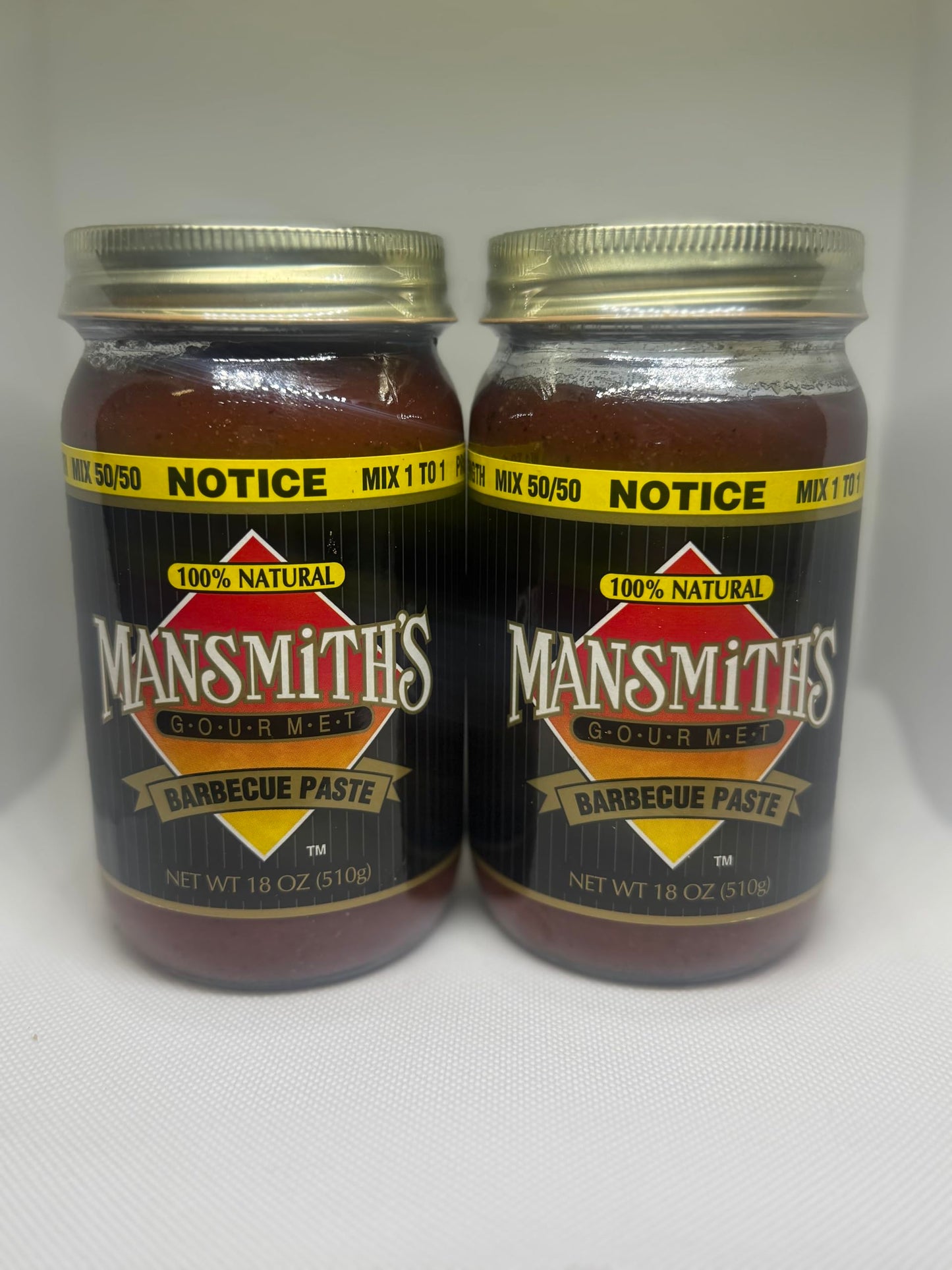 Mansmith's Gourmet BBQ Paste, 18 oz., twin pack