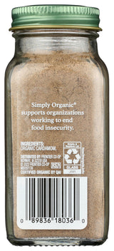 Simply Organic Cardamom, 2.82 Ounce, Certified Organic & Kosher, Aromatic, Subtly Spicy-Sweet, No ETO, Non Irradiated