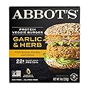 Abbot', Veggie Burger Garlic Herb, 8 Ounce