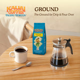 Kauai Coffee Ground Coffee - Smooth, Rich - Banana Flavor with Creamy Vanilla - Arabica Coffee, 10% Hawaiian with No Bitterness - Banana Crème, 1 Pack