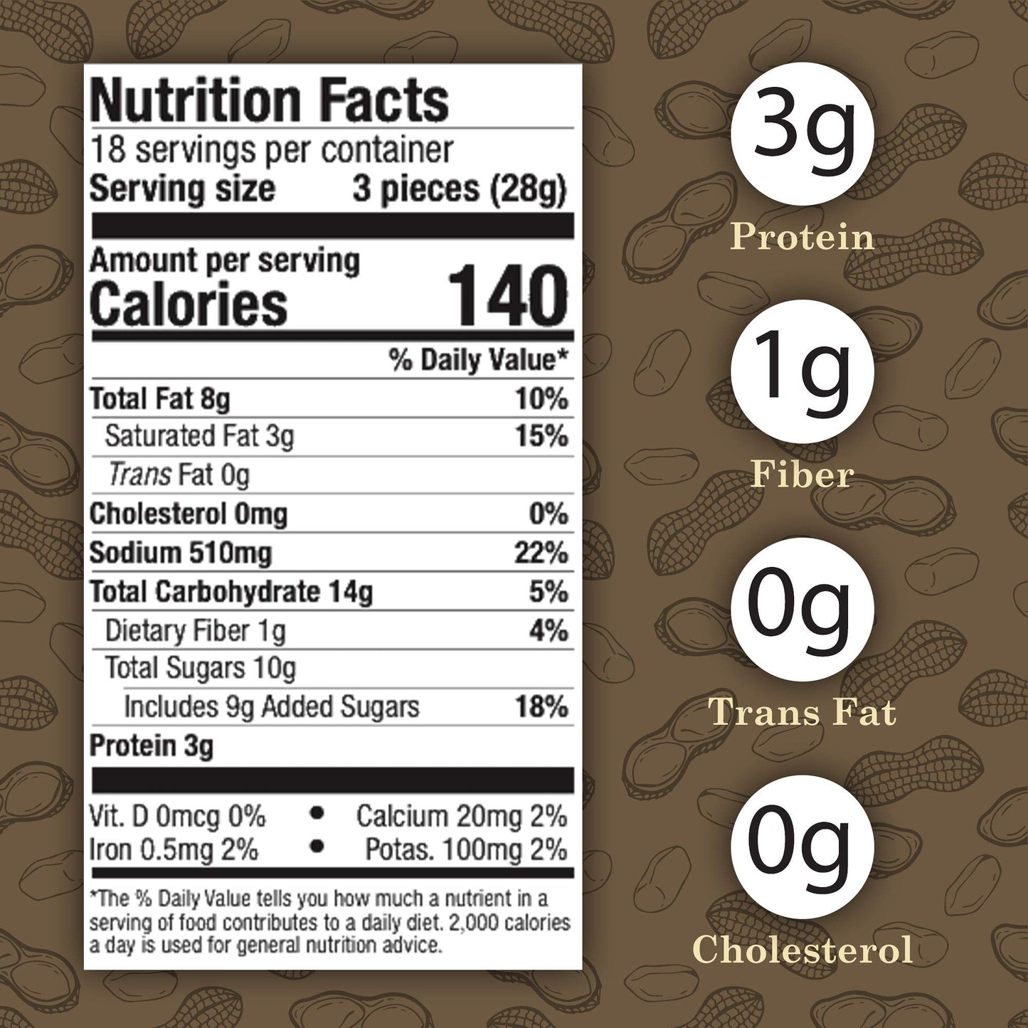 Virginia Diner - Gourmet Natural 1/2 Dipped Milk Chocolate Peanut Squares, 16 Ounce Tin…