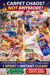Spot Shot Instant Carpet Stain Remover Aerosol 14 oz - Fast Spray-and-Blot Carpet Cleaner for Old & New Stains, Helps Remove Pet Odors, Coffee, Wine