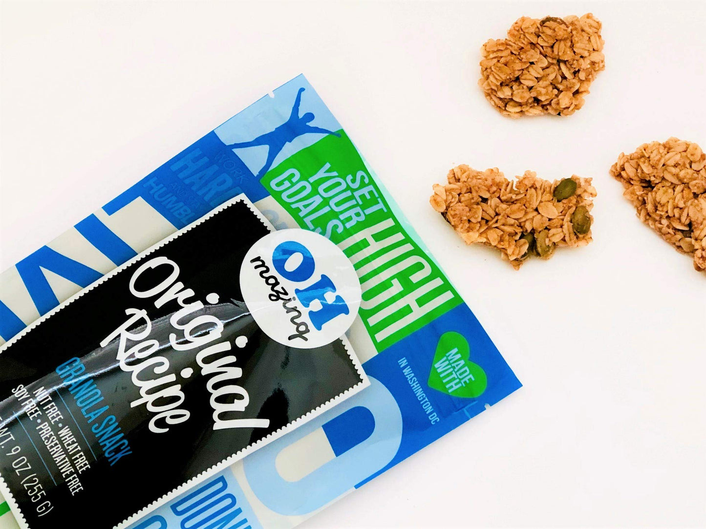 Oh-Mazing Granola Snack, Gluten-Free, Nut-free, No Soy, No Preservatives, Small Batch, 3 Count, 9 oz Bags (Mixed Variety)