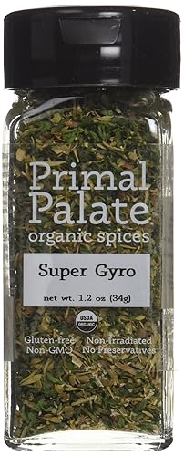 Primal Palate Organic Spices Super Gyro, Certified Organic, 1.7 oz Bottle
