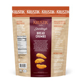 Krustik Sourdough Original Panko Bread Crumbs - Breadcrumbs 11.4 Oz Bag Breading for Baking, Seasoning, Chicken, Fish, Soup, Salad, Stuffing, Meatloaf
