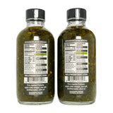 Hell Fire Detroit Poblano Hot Sauce (Mild), Crafted with Fresh, Fire-Roasted Poblano Chile Peppers, All-Natural, Vegan, Gluten-Free, Low Sodium - 4 Fl