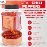 Fusion Select Korean Premium Non-GMO Gluten Free Red Chili Pepper Flakes Powder, Crushed Red Pepper Premium Gochugaru For Kimchi Seasoning, Chicken