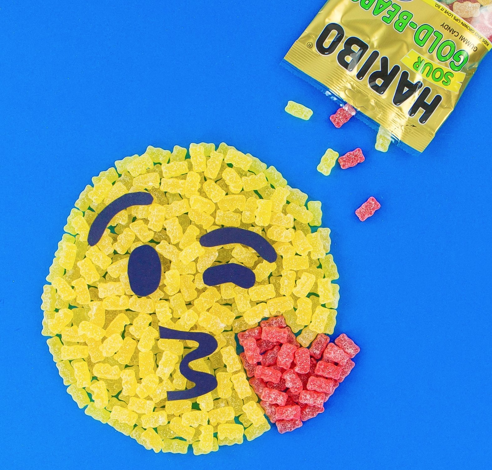 Haribo Gold Bears Sour Gummy Candy, 4.5 Ounce -- 12 per case.