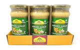 Asian Kitchen Ginger Garlic Cooking Paste 10.58oz (300g) Glass Jar, Pack of 5+1 FREE ~ Vegan | Gluten Free | NON-GMO | No Colors | Indian Origin